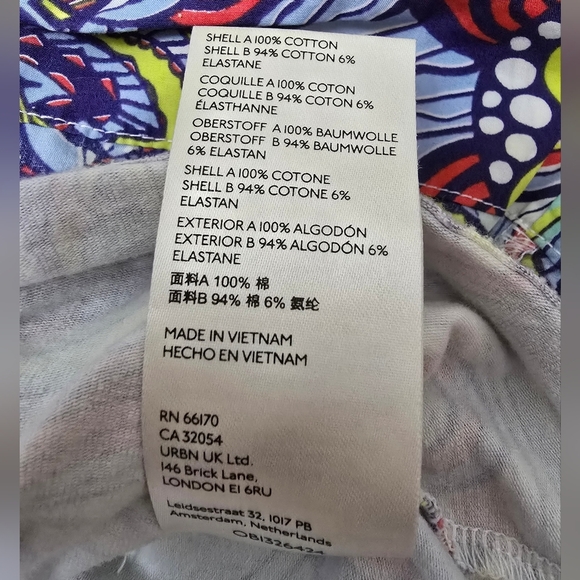 by Anthropolgie Diana Ruffled Tube Top Colorful Funky Fun Size Medium - Picture 10 of 10